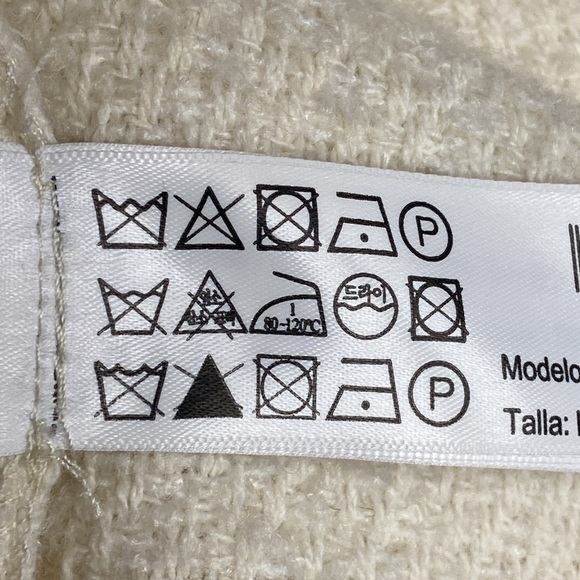 NWT. Massimo Dutti Cream Wool Blend Textured Elegant Cropped Jacket. Size M, L. - Picture 9 of 13